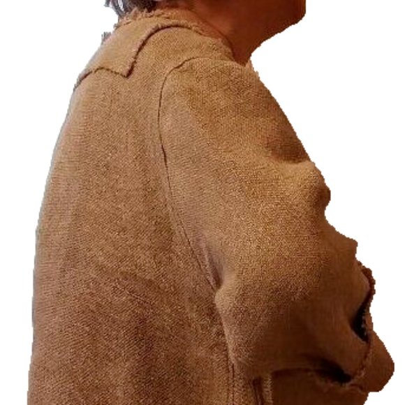 MAGNOLIA PEARL JACKET HOMESPUN LINEN IN NATURAL - Picture 8 of 10